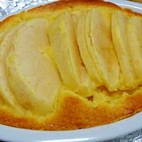 グラタン皿で焼く林檎のアーモンドケーキ